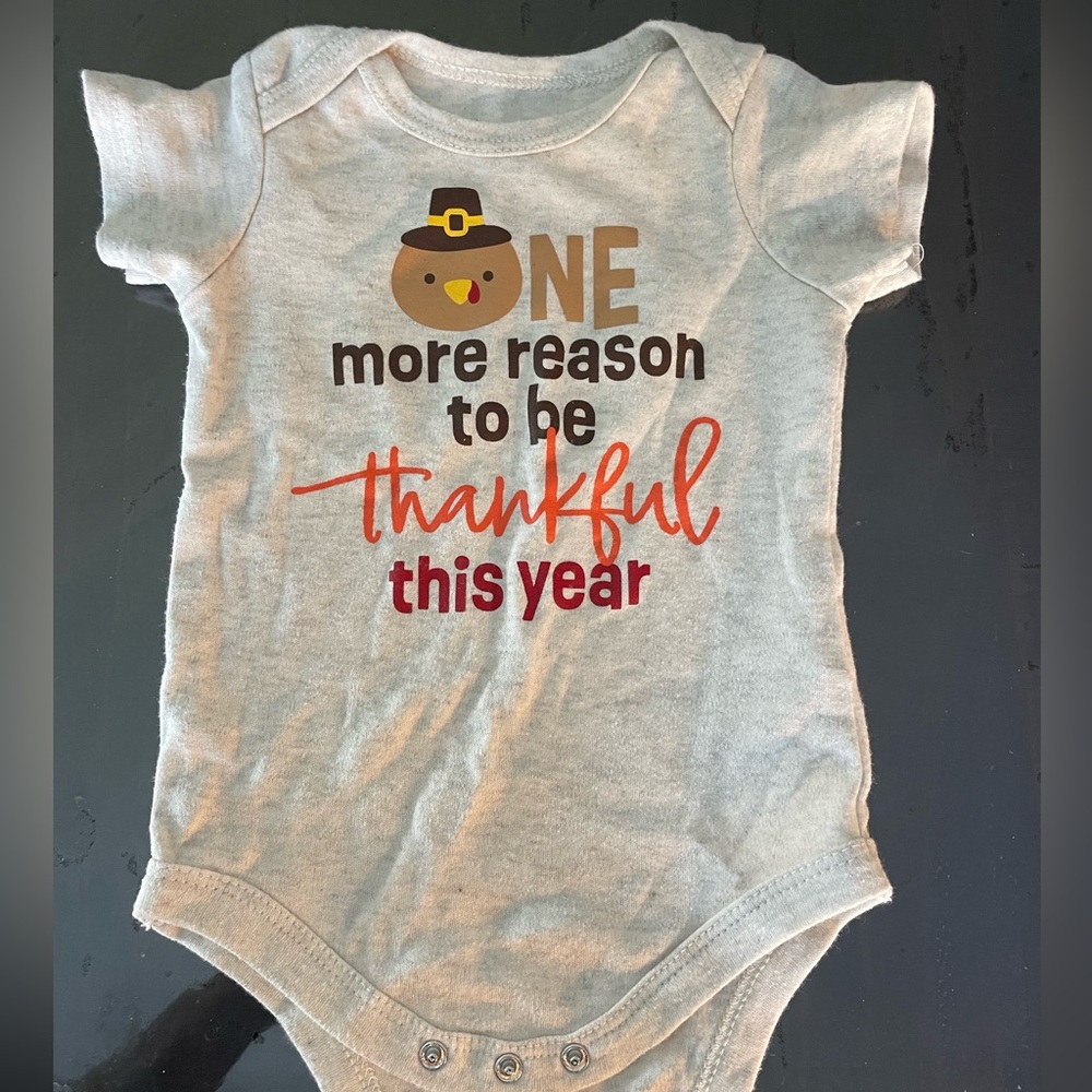9 Month Baby Starters Onesie Thanksgiving